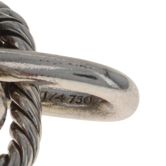 David Yurman 11mm Madison Chain Link Bracelet 7 3/4" Sterling 925 YellowGold 18k - Picture 7 of 8